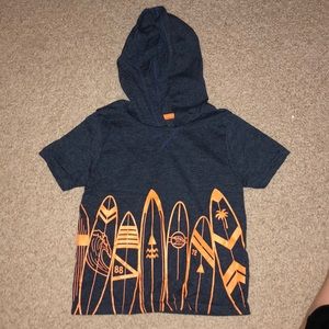 Toddler Boy Hooded Shirt